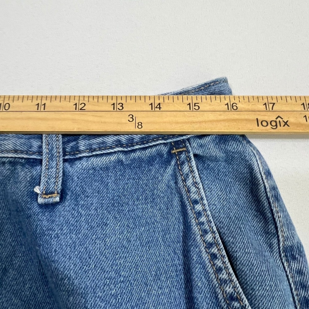 Universal Thread Cargo Jeans Wide Leg High Rise Medium Wash Blue Womens 12R - Picture 6 of 16